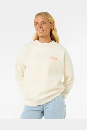 Rip Curl Ocean Tech Heritage Crew - Bone