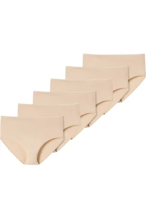 Schiesser Dames midi slip 6 pack 95/5 organic cotton