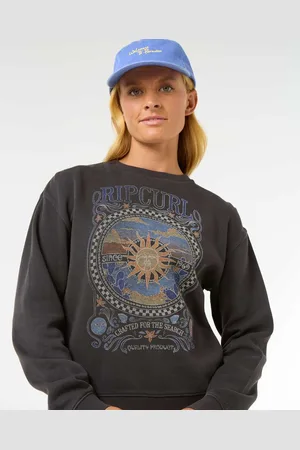 Rip Curl Luna Relaxed Crew - Washed Black