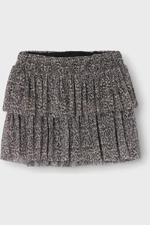 NAME IT Mini meisjes rok RISARI Black LEO