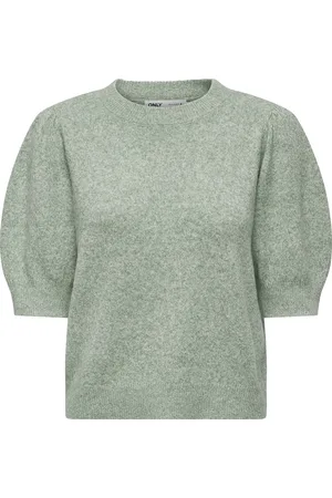 ONLY Trui Onlrica Life 2/4 Pullover Knt Noos 15318551 Chinois Green/melange Dames