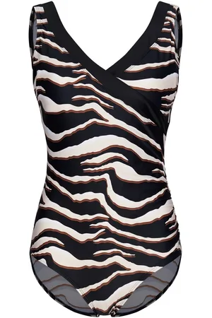Pastunette Dames Badpak - Zebra - Corrigerend