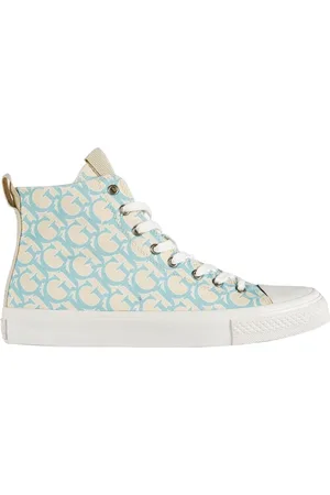 Guess Ederla Hi Dames Sneakers - Sky