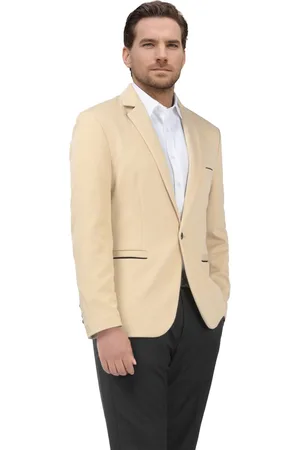 Allthemen Heren Stretch Blazer Slim Fit Jasje - Zakelijk Pak Jasje - XL