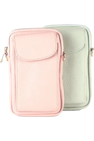 Giuliano Lederen telefoontasje Anna - - Dames - Made in Italy