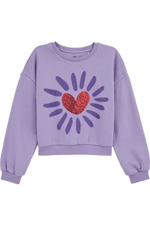 WE Fashion Meisjes sweater met opdruk
