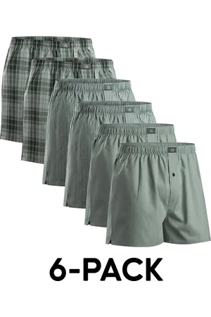 DANISH ENDURANCE Losse Boxershorts Biologisch Katoen Heren Ondergoed - Knoopgulp - 6-pack