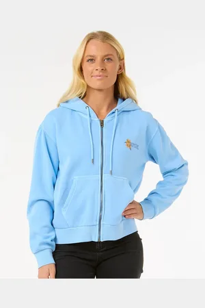 Rip Curl La Joya Relaxed Zip Thru - Mid Blue