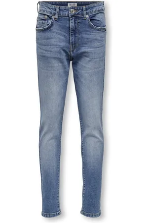 Only & Sons Jongens spijkerbroek YOKE Medium Blue Denim Tapered Fit