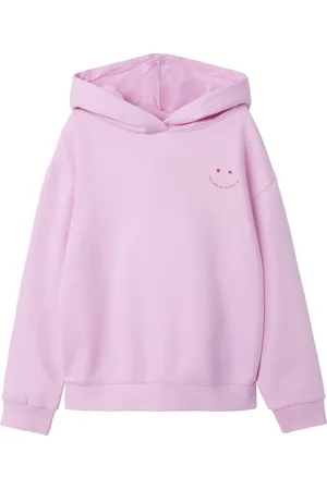 NAME IT NKFDEVINA LS RLX SWE HOOD BRU - Meisjes - Sweaters