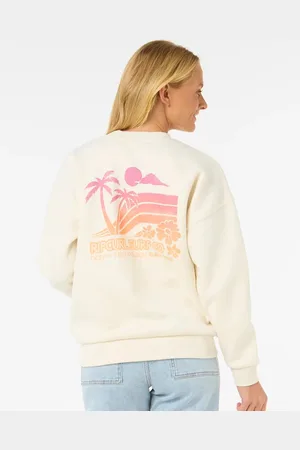 Rip Curl Ocean Tech Heritage Crew - Bone