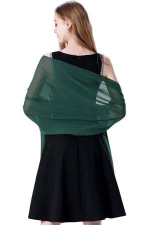Merkloos Sjaal Dames - Omslagdoek - 175x70 cm - Zacht & Huidvriendelijk - Glans Van Zijde - Dunne Omslagsjaal - Modesjaal - Zachte Chiffon Sjaal- Stola - Neksjaal - Dames Sjaal - Omslagdoek Sjaal Lang Satijn - Cadeautje - Elegante