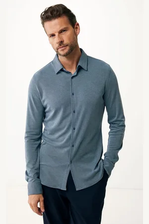 Mexx Melee Modal Shirt Blue Melee Heren