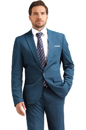 Allthemen Heren Slim Fit Kostuumjasje - Jasje met Een Knoop Voor Zakelijk Gebruik - XL