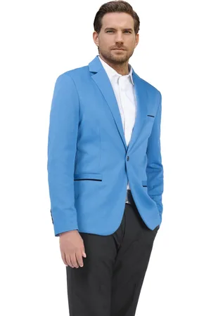 Allthemen Heren Stretch Blazer Slim Fit Jasje - Zakelijk Pak Jasje - XL