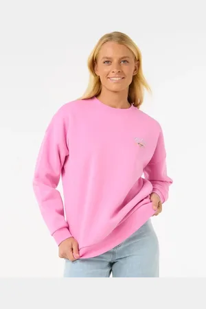Rip Curl Hibiscus Diamond Heritage Crew - Pink