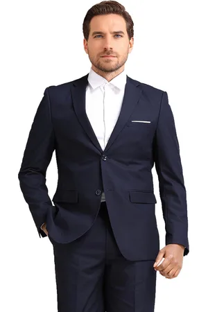 Allthemen Heren Pakjas Slim Fit Jas Blazer voor Zakelijk - Bruiloft Vrijetijdsblazer- L