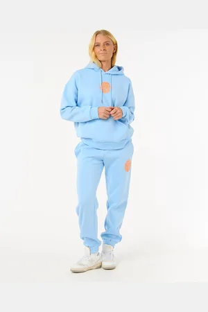 Rip Curl Icons Of Surf Track Pant - Mid Blue/Orange