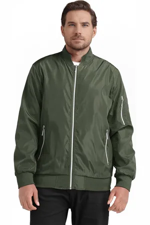 Allthemen Heren Overgangsjack Met Opstaande Kraag - Rits Vrijetijdssportjack - 2XL