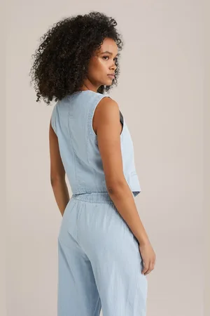 WE Fashion Dames gilet met streepdessin
