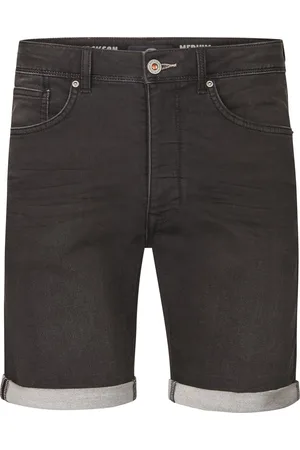 Petrol Industries Heren Jackson Stretch Denim Short Sailfish - Zwart