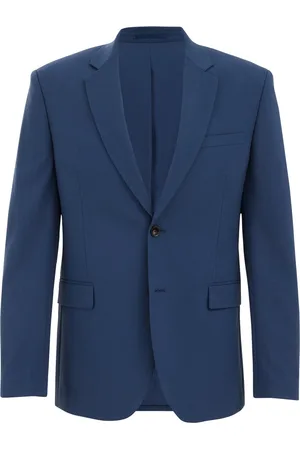 WE Fashion Heren slim fit blazer