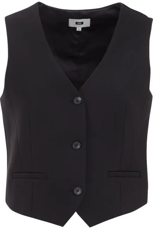 WE Fashion Dames gilet met glittergaren