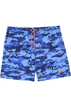 Napapijri Zwembroek Vail Fantasy Blue Camo-XS