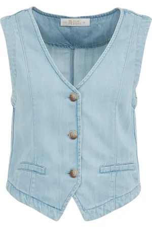 WE Fashion Dames denim gilet