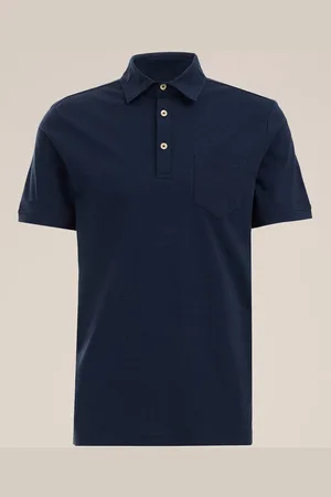 Van gils Heren slim fit gemêleerde polo