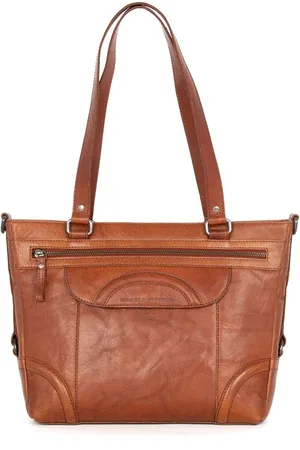Spikes&Sparrow Leren Shopper- Christyn - Cognac