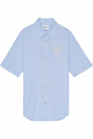 NN.07 Shirt Men Freddy SS APP 5973 Blue Stripe-S