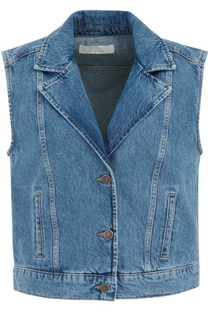 WE Fashion Dames denim gilet