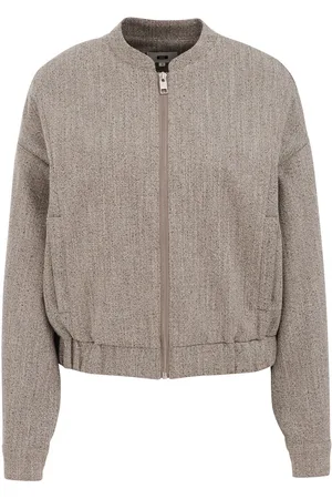 WE Fashion Dames bomberjack met structuur