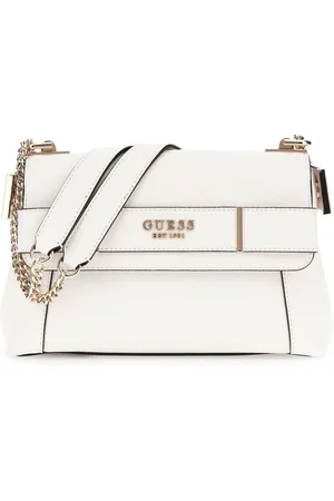 Guess Schoudertas Anadela Convertible Xbody Flap Bag Wit