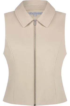 Red Button Waistcoat zipper
