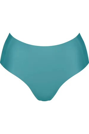 Sloggi Zero Feel taille slip dames 2.0 - High waist - Hoge naadloze dames onderbroek - Katoenen kruisje - Schijnt niet door - Zwart - Beige - Donkerblauw - L