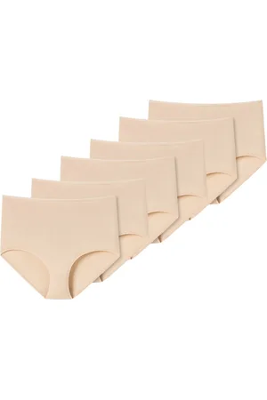 Schiesser Dames maxi slip 6 pack 95/5 organic cotton