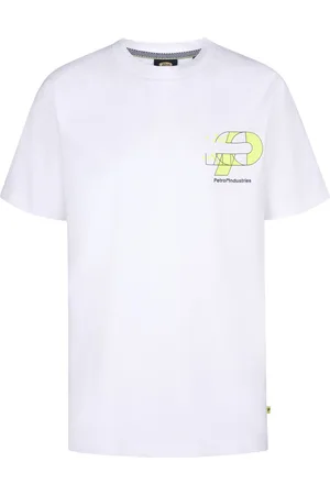 Petrol Industries Jongens Artwork T-shirt Oceancrest - Wit