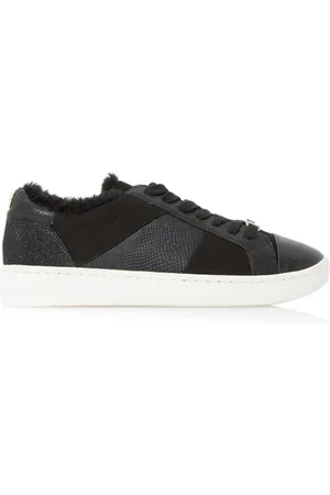 Dune Egypt Black Leather Mix-Schoenmaat 37