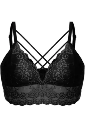 Merkloos Dames bralette van kant met dunne schouderbandjes 40/42