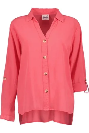Blue Seven Dames - Blouse 180241 roze + knopen LM - maat 36