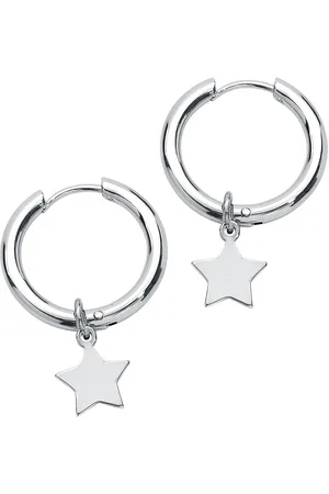 etNox Creole Stern Oorbel Roestvrij staal - Basics, Rock wear, Rockabilly