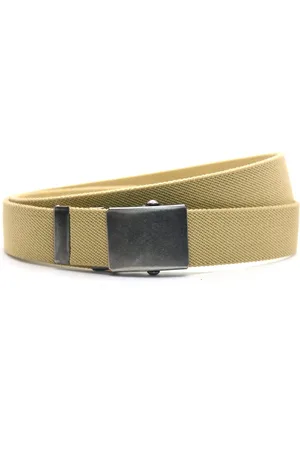 Timbelt Canvas Riem met Metalen Schuifgesp - Stretch - Koppelriem - - Lengte totaal 100 cm / Riemmaat 85