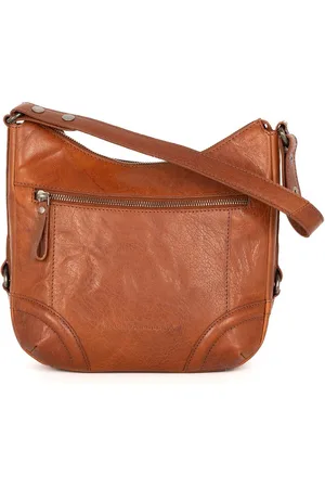 Spikes&Sparrow Leren Schoudertas - Candee - Cognac