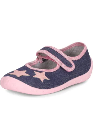 Ladeheid Kinder Pantoffels - Sloffen - Muizen - Meisjes - Jeans Sterren - 30 - LA-RW-Dorotka