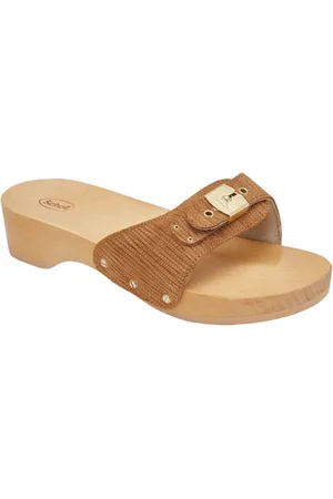 Scholl Slipper Women Pescura Heel Tan-Schoenmaat 42
