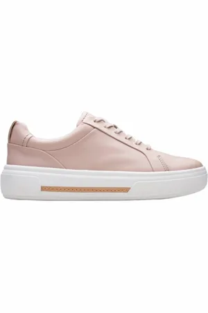 Clarks Sneaker Women Hollyhock Walk Rose Leather-Schoenmaat 38