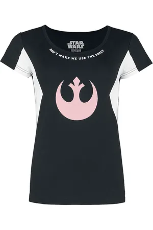 STAR WARS T-shirt zwart-wit S Katoen Dames - Disney, Fan merch, Film