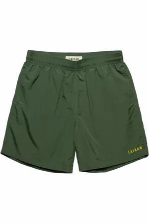 TAIKAN Shorts Men Nylon Forest Green-S